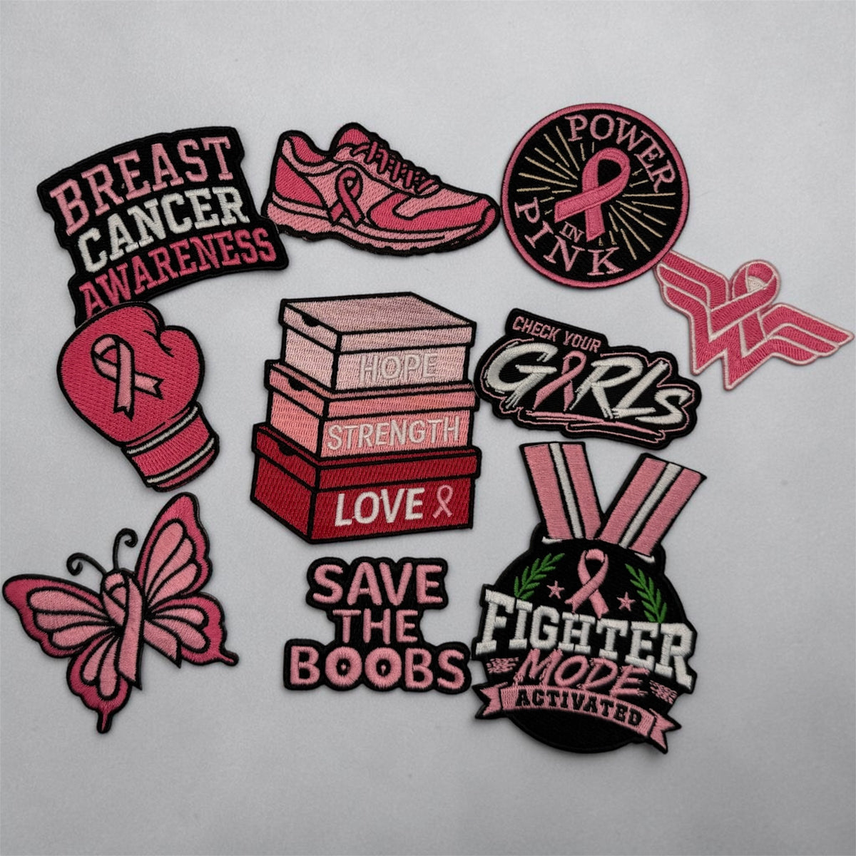 Breast Cancer Awareness Patch Pack