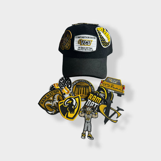 Simple VCU Trucker Hat with Removable Patches