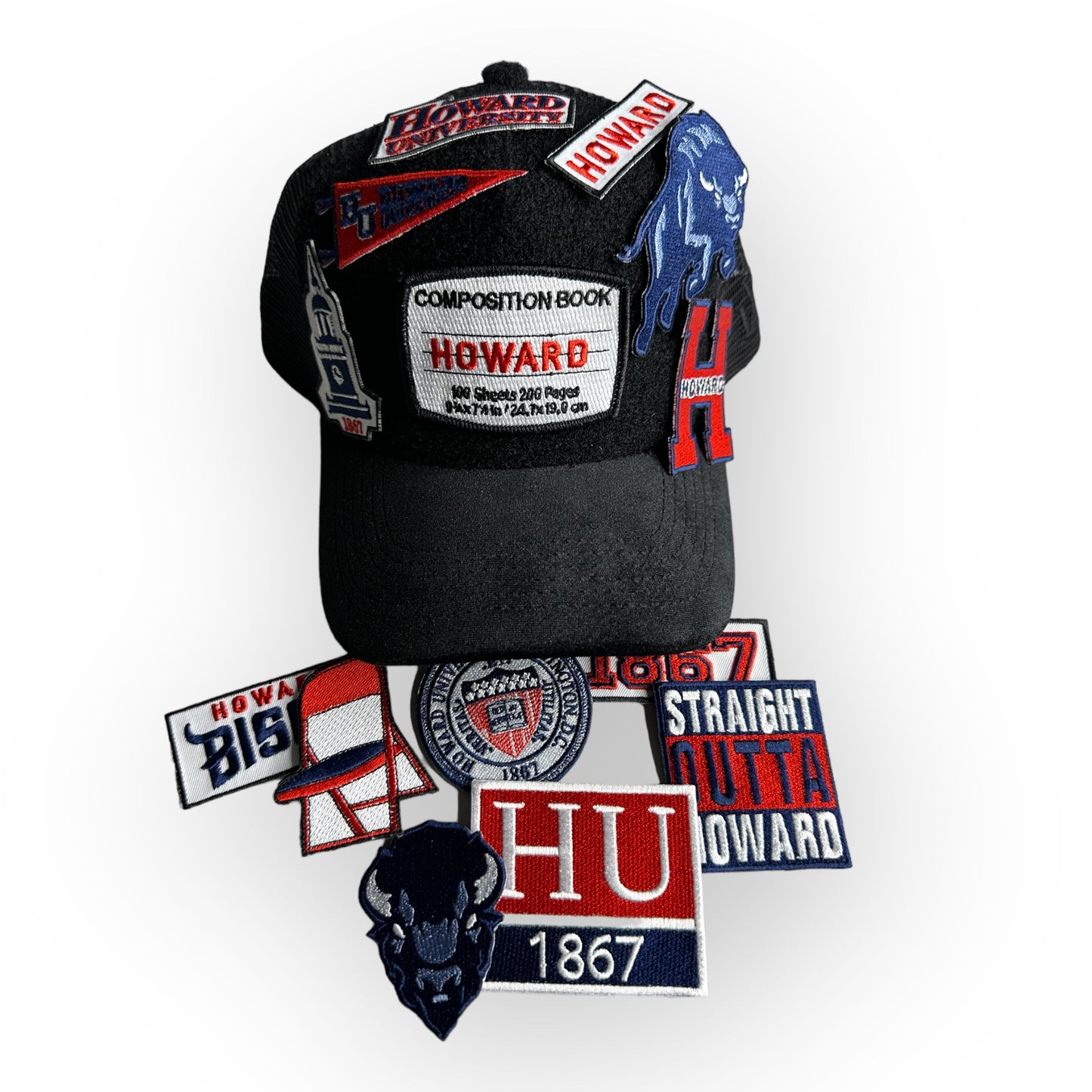 Simple Howard Trucker Hat with Removable Patches