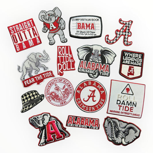 Alabama Roll Tide Patch Pack