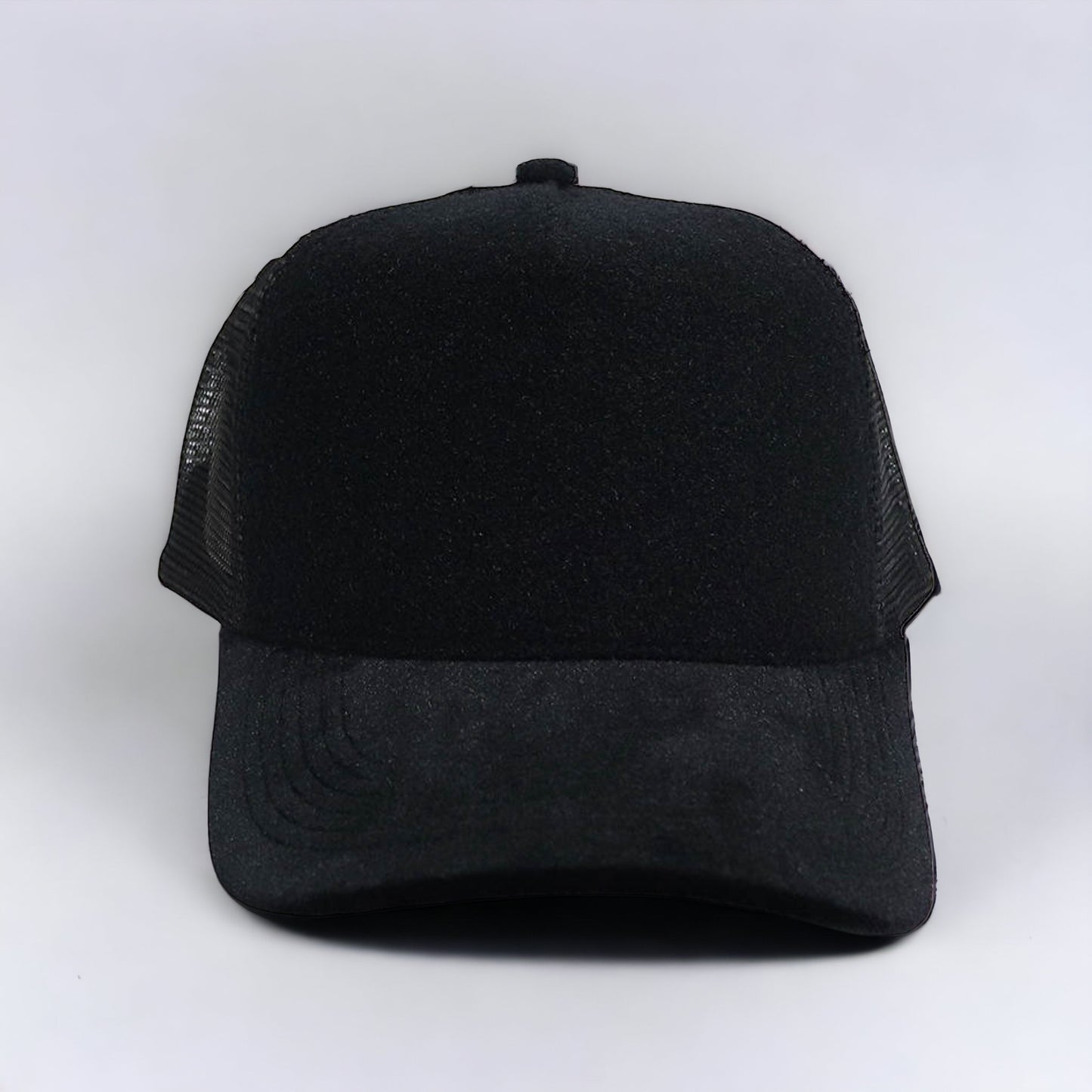 Simple Delta Trucker Hat with Removable Patches
